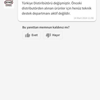 Hepsiburada Heyner Marka Oto Koltuğu Teknik Destek Eksikliği