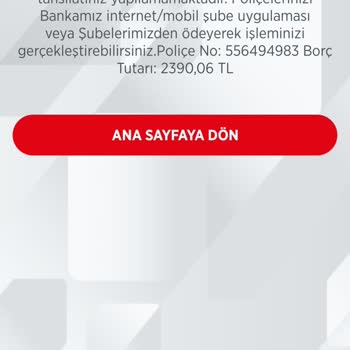 Türkiye Sigorta Türkiyesigorta Poliçesi Ödemesi