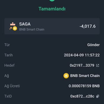 Binance Web 3 Cüzdanıma Geri Bakiye Yüklemesi Yapamıyorum.