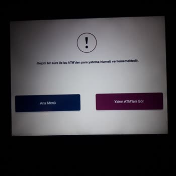 QNB Finansbank ATM'den Para Yüklemesi Yapılamıyor