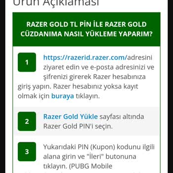 Razer Gold & Silver Ürün Bilgisi Eksikliği Ve Gecikme Şikayeti