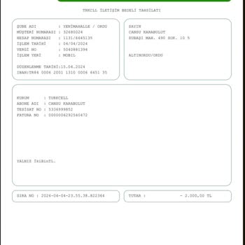Turkcell Firması Mağduriyeti Yaşıyorum