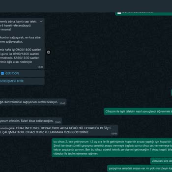 Xiaomi Yetkili Servis (Evofone) Teknik Servis Vacuum Mop Pro 2 Robot Süpürge