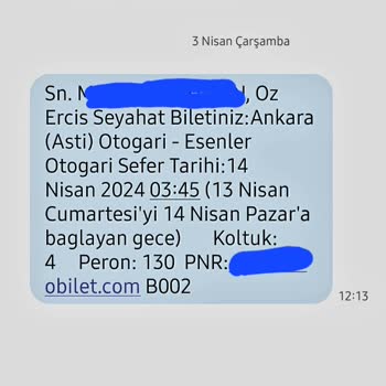 Öz Erciş Seyahat Rezil Otobüs Firması