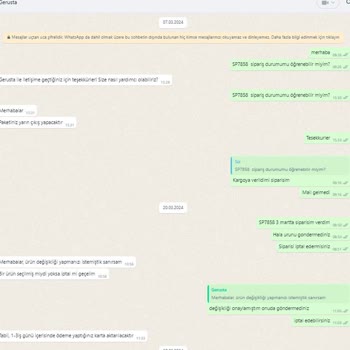 Gerusta Ürün Göndermiyor, Ödememi İade Etmiyor