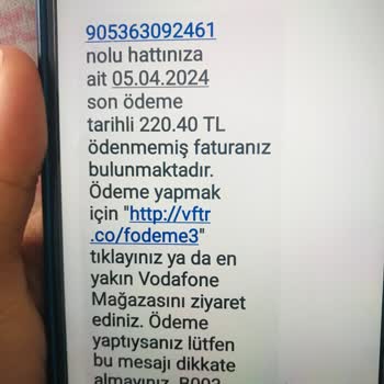 Vodafone Haksız Faturaya İtiraz