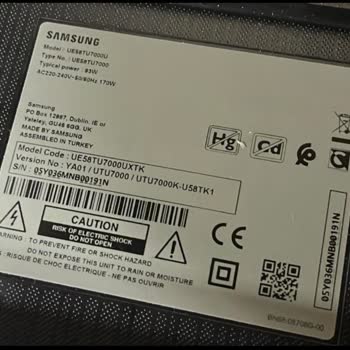 Samsung UE58" TU7000 Uxtk TV Kronik Panel Arızası