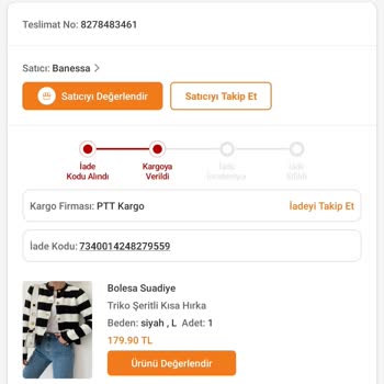 Trendyol Para İadesi Yapmıyor
