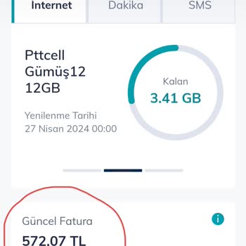 Pttcell Taahhütname Ve Yüksek Fatura
