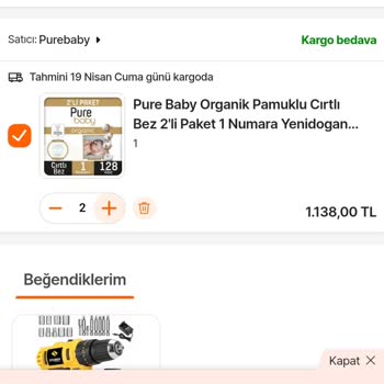 Hepsiburada İkinci Ürün 1 TL Mağduriyeti