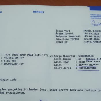 İş Bankası Hesabımdan Mobil Onaysız Para Transferi