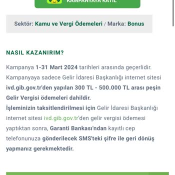 Garanti Bankası'nın Taksit Oyunu