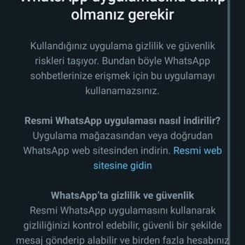 WhatsApp Hesabım Yasaklandı