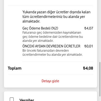 Vodafone Tarafından Mağdur Edildim