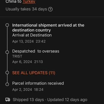 Aras Kargo 4PX İle Gelen Kargom Nerede