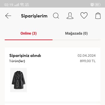 H&M Yanlış Ürün Gönderip Değişim Yapmıyor.