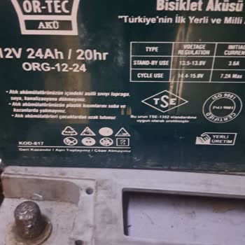 Or-tec Akü 1 Sene Dolmadan Şarj Tutmaya Başladı