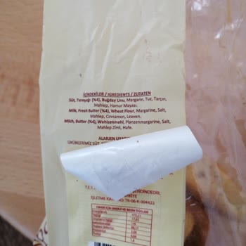 Yöremiz Unlu Mamüller Yöremiz %100 Tereyağlı Diye Satılan Ürün Margarinli.