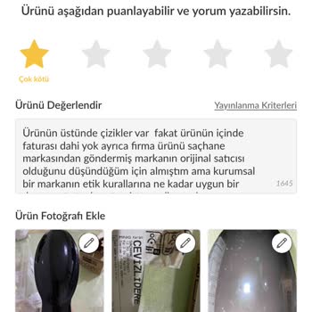 Trendyol Tangle Teezer Markasının Kullanılmış Ürün Göndermesi