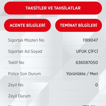 Türkiye Sigorta Hayat Emeklilik Ziraat Bankası Fazla Poliçeler İptali