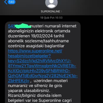 Superonline Taahhüt Kesintisi Ve Fatura'nın Sözleşmeden Fazla Gelmesi