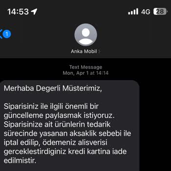 Spigen Kendi Kendine Siparişi İptal Ediyor Geri Ücret İadesi Yapmıyor