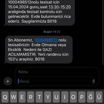İGDAŞ Geldik Ama Evde Yoktunuz Yalanı