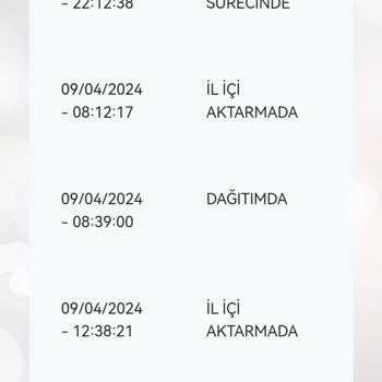 PTT Kargo Geç Gelen Kargo