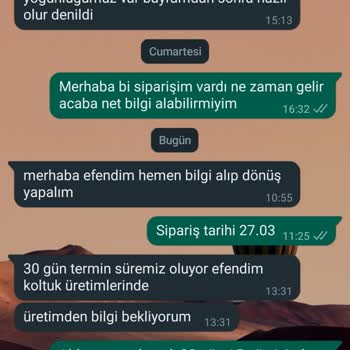 Mobilyasitesi.net Siparişin Teslim Edilmemesi