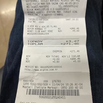 Kaysermall Migros Mağazası Bozulmuş Kıyma Satışı