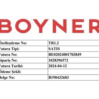 Boyner Yanlış Ürün Hayal Kırıklığı