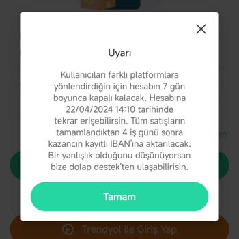 Dolap Hesabımı Açın Haksız Yere Kapattınız