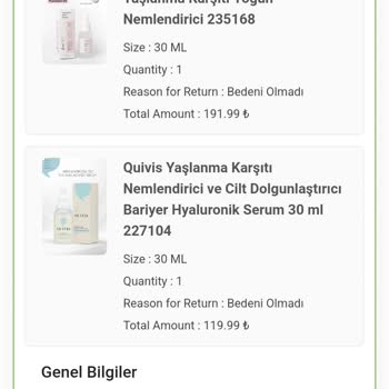 Modamizbir.com İade Olmadı Ve Ürünleri Tekrar Göndermediniz