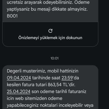 Türk Telekom Fatura Detayını Paylaşmaması