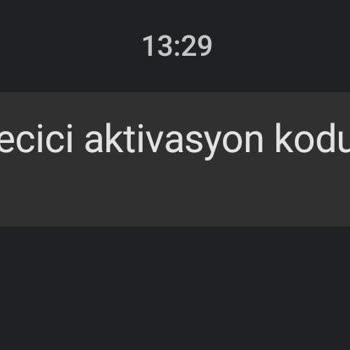 Gratis Kart Geçici Aktivasyon Kodu