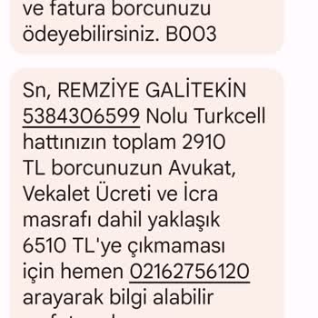 Turkcell Fahiş Fatura F