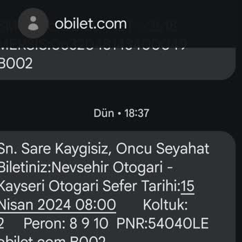 Öncü Seyahat Nevşehir Öncü Firma Bir Daha Asla Muhatap Olacağım Kisiler Dönsün