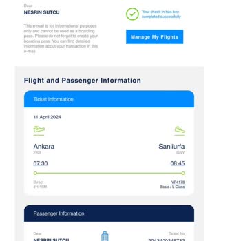 AJet (Anadolu Jet) Uçuşta Yaşanan Bagaj Teslim Karmaşası