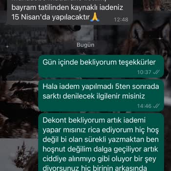 DüğünümüzVar İademiz Yapılmıyor Oyalanıyoruz