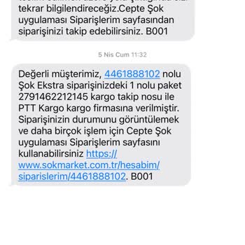 Şok Marketler Şok Ekstradan Aldığım Ürünü Teslim Alamıyorum