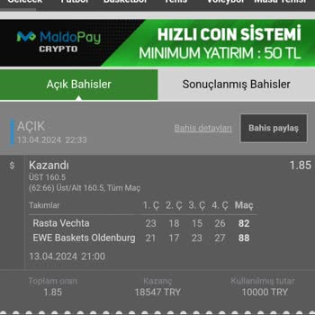 Betsmove Kuponum Hesabıma Yansımadı: 18.500 Tl