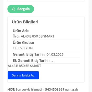 Altus Televizyon Garanti Süresinin Geriye Alınması