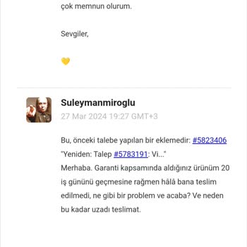 Vivense Montaj İçin Gelmiyor