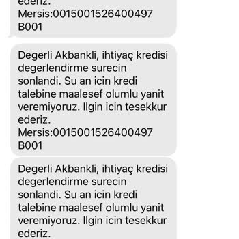 Akbank Müşteri Olma Sürecinde Yaşanan Hayal Kırıklığı