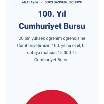 Yaşar Vakıf Bursu 100. Yıl Eğitim Bursu Şikayet