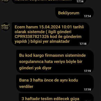 Watsons Eksik Ürün Gönderildi