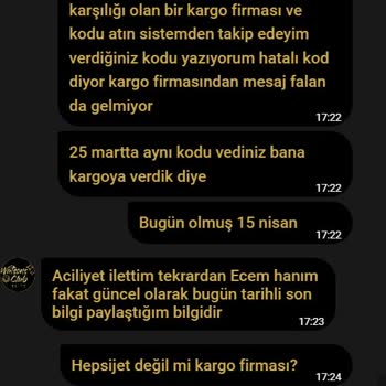 Watsons Eksik Ürün Gönderildi