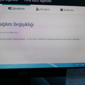 Türkiye Hayat Emeklilik BES Fon Değişikliği Yapılmaması