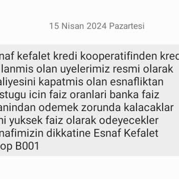 Halkbank Esnaf Kredisi Faizi Yeniden Hesaplama