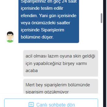 Hesapcell 1800 Vp Mi Teslim Etmedi